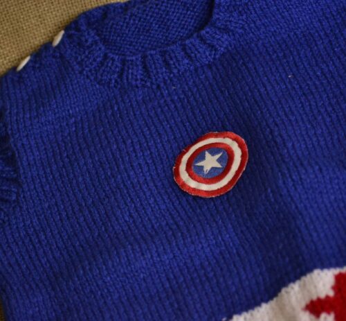 Chaleco Capitán América para niños